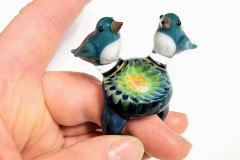 Perching Blue Birds Ring