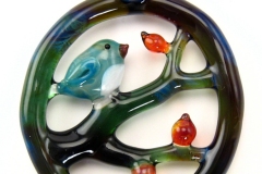 Birdiebuds Oval Pendant